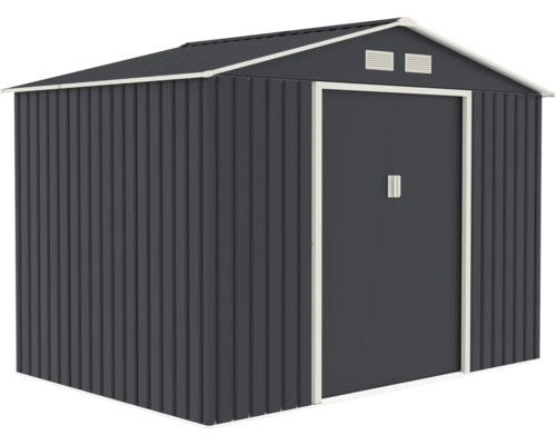 Cabină de grădină metalică cu ușă