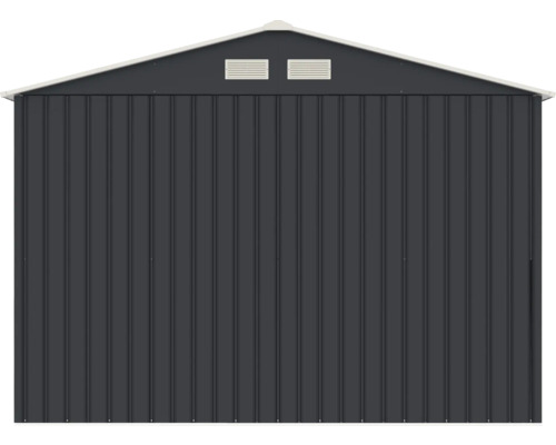 Perete metalic pentru magazie de unelte cu orificii de aerisire