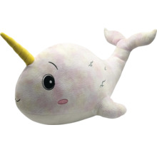 Jucărie de pluș narval cu corn