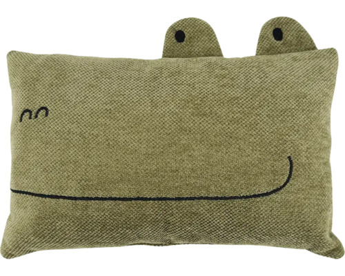 Pernă decorativă cu față de crocodil și ochi