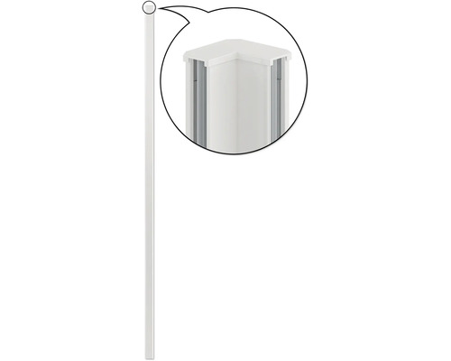 Profil conector colț form&style MODENA 1950 mm alb mat