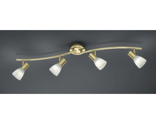 Plafonieră cu spoturi Levisto E14 max. 4x4,9W, becuri LED incluse 4x470 lumeni, sticlă/auriu Plafonieră cu spoturi Levisto E14 max. 4x4,9W, becuri LED incluse 4x470 lumeni, sticlă/auriu