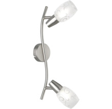 Lampa de perete cu două spoturi și model floral