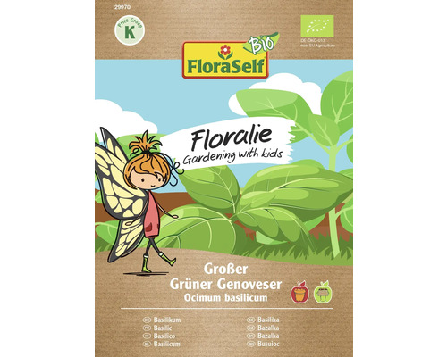 Pachet de semințe de busuioc FloraSelf Floralie Großer Grüner Genoveser