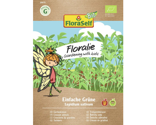 Pachet de semințe de creson FloraSelf Floralie pentru grădinărit cu copii