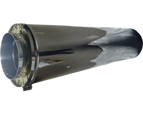 Coș de fum din oțel inoxidabil cu izolație