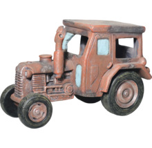 Figurină decorativă tractor din piatră artificială pentru exterior