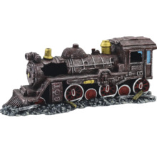Ruină decorativă de tren pentru acvarii