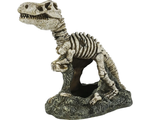 Schelet de dinozaur ca decor pentru acvarii