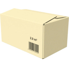 Cutie de carton cu volumul de 2,9 metri cubi