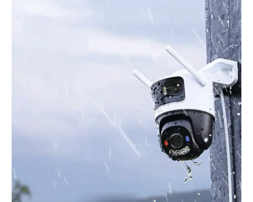 Cameră de supraveghere cu antene pentru securitate exterioară