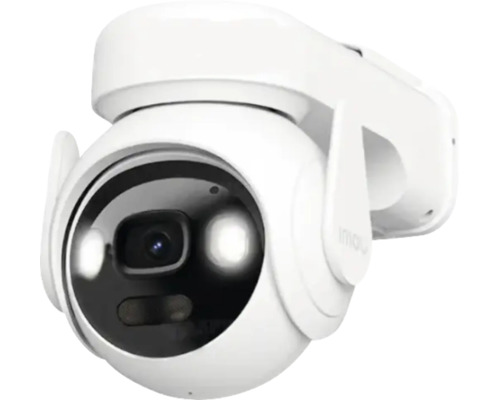 Cameră de supraveghere IMOU 5MP, conexiune WiFi, 4G, protecție la umiditate IP66, incl. panou solar 10000 mAh Cameră de securitate albă