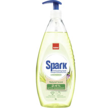 Detergent de vase Sano Spark cu parfum de lămâiță într-o sticlă de 1 litru
