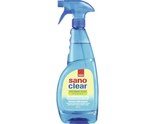 Sano Clear detergent universal cu pulverizator, 1 litru