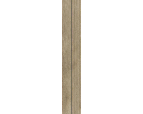 Gresie exterior / interior porțelanată glazurată Sundeck Walnut 15x90 cm