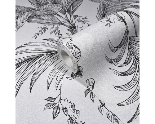 Rola de tapet cu model de plante