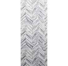 Plăci de pardoseală din lemn deschis la culoare în model herringbone