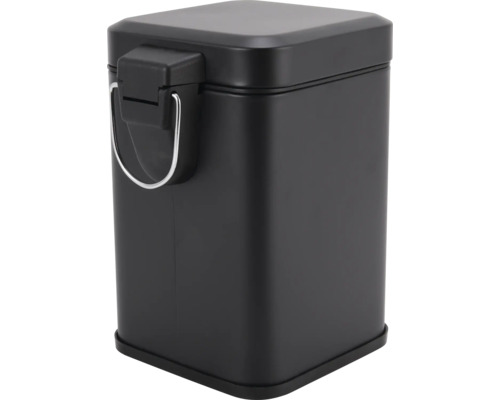 Coș de gunoi metalic cu pedală și capac