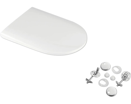 Capac de toaletă cu material de fixare