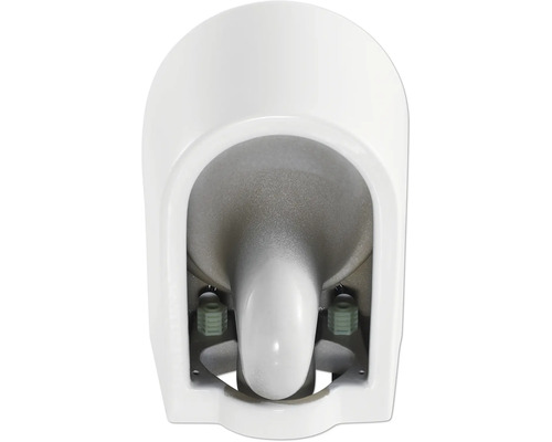 Urinal alb văzut de sus