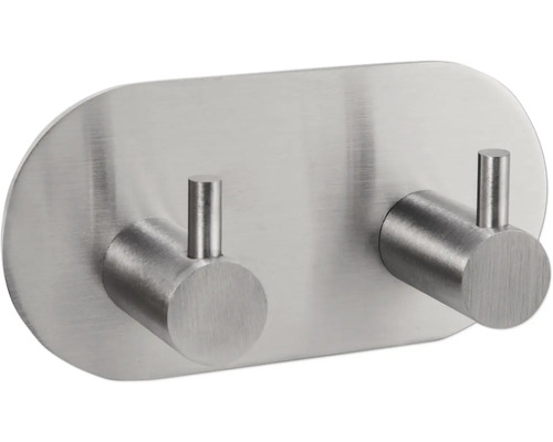 Cuier dublu metalic pentru montare pe perete