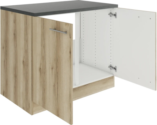 Corp inferior de bucătărie cu blat și ușă