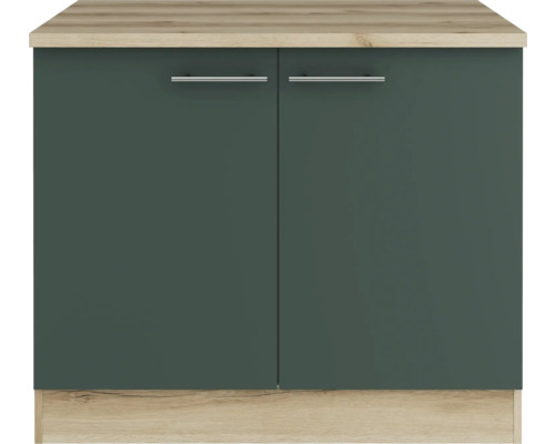 Mască chiuvetă bucătărie Optifit Savona405, 100 cm, verde