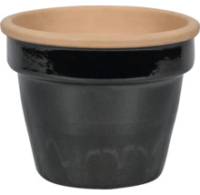 Ghiveci negru din teracotă