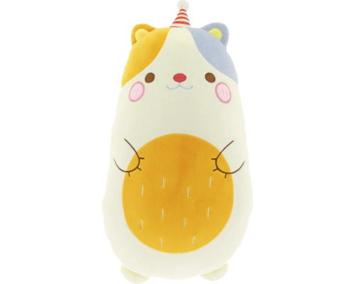 Pernă în formă de pisică cu pălărie de petrecere