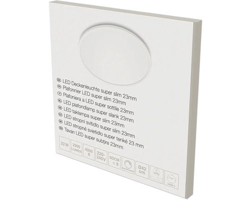 Ambalaj spot LED super subțire cu înălțimea de 23 milimetri