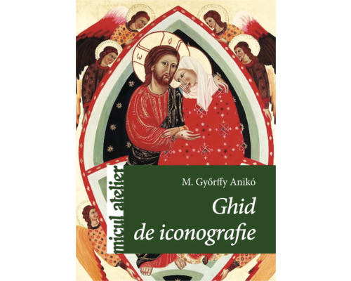 Coperta cărții cu o icoană înfățișându-i pe Iisus și Maria