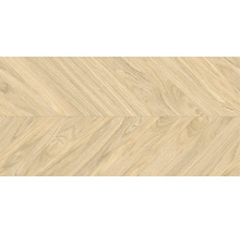 Podea din lemn montată în model herringbone