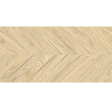 Montaj de parchet deschis la culoare în model herringbone