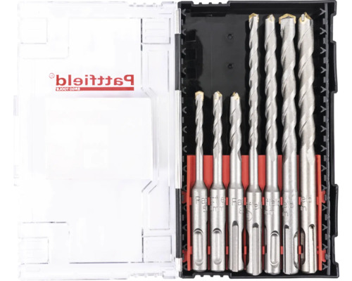 Set burghie pentru piatră Patfield în cutie de depozitare