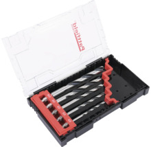 Set de burghie pentru lemn în cutie de plastic deschisă