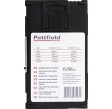 Set de burghie pentru lemn Pattfield, 5 piese hexagonale