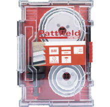 Set de carote Pattfield de diferite dimensiuni într-o cutie transparentă