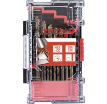 Set burghie pentru metal Pattfield HSS 1-10mm, 19 piese