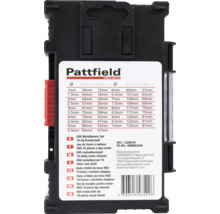 Set de burghie pentru metal Pattfield, HSS 19 piese tijă rotundă