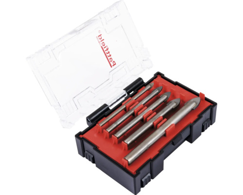 Set burghie pentru sticle și faianță Pattfield 4-10mm, 5 piese