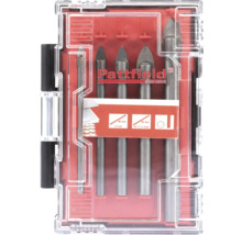 Set burghie pentru sticle și faianță Pattfield 4-10mm, 5 piese