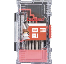 Set de tarozi și burghie Pattfield ERSO Tools în cutie transparentă de plastic