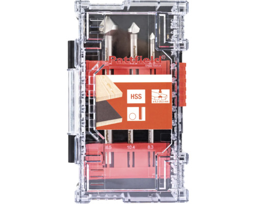 Set freze conice Pattfield în cutie de depozitare transparentă
