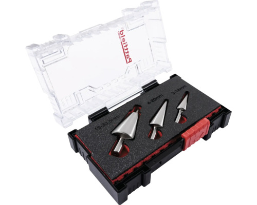 Set burghie în trepte Pattfield HSS 3-30,5mm, 3 piese