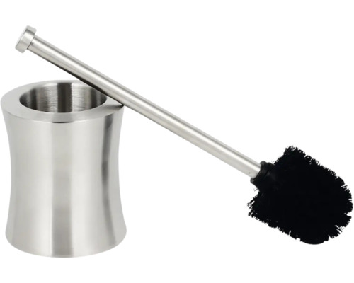 Perie de toaletă din oțel inoxidabil cu suport
