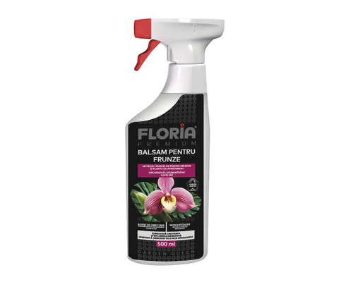 Îngrăşămănt Floria organic spray pentru orhidee, 500 ml Spray foliar Floria Premium pentru orhidee si plante de apartament, flacon de 500 ml