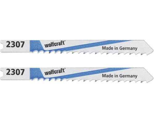 Pânze fierăstrău pendular Wolfcraft 80/61 mm, pentru aluminiu, pachet 2 bucăți