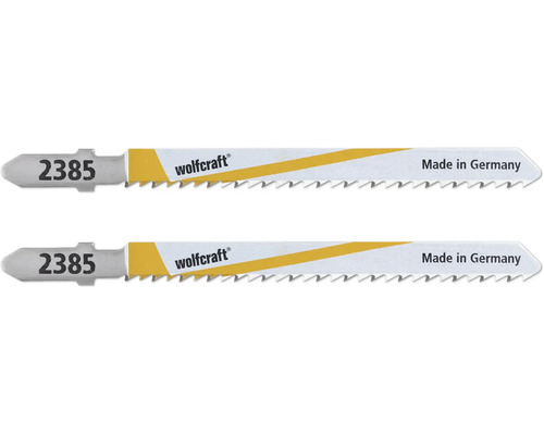 Pânze fierăstrău pendular Wolfcraft 100/75 mm, pentru lemn cu cuie, pachet 2 bucăți