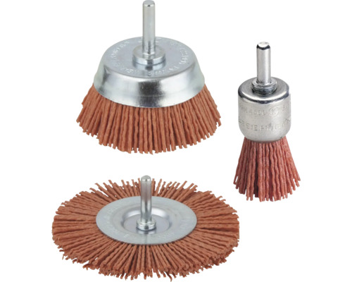 Set perii nailon, 3 buc.