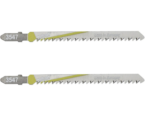 Pânze fierăstrău pendular Wolfcraft 3547 115/90 mm, pentru lemn, pachet 2 bucăți Două lame de ferăstrău pendular Wolfcraft cu numărul 3547